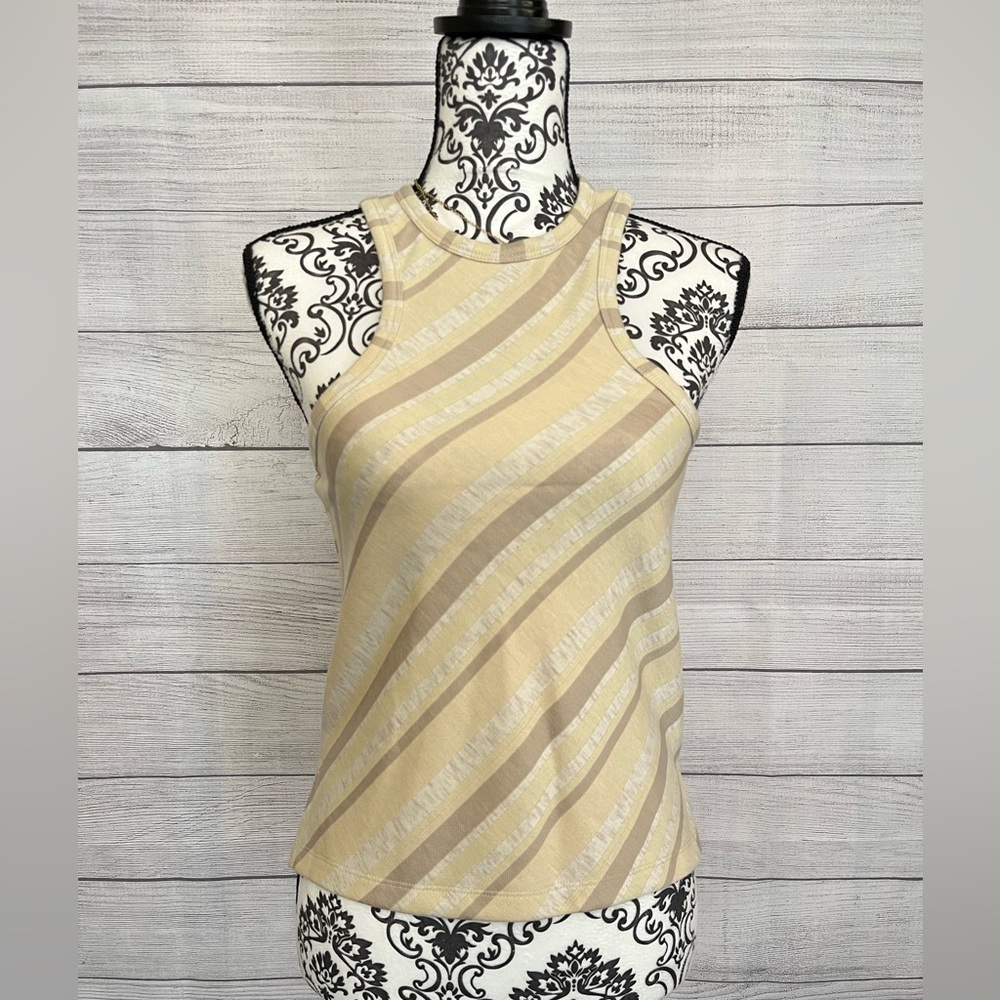 Free People | NWOT High Neck Striped Tank - Picture 2 of 8